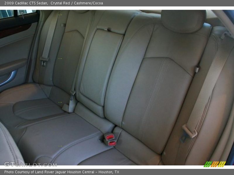 Crystal Red / Cashmere/Cocoa 2009 Cadillac CTS Sedan