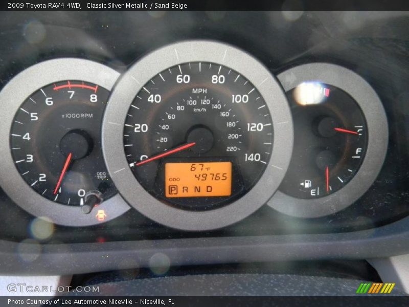 Classic Silver Metallic / Sand Beige 2009 Toyota RAV4 4WD
