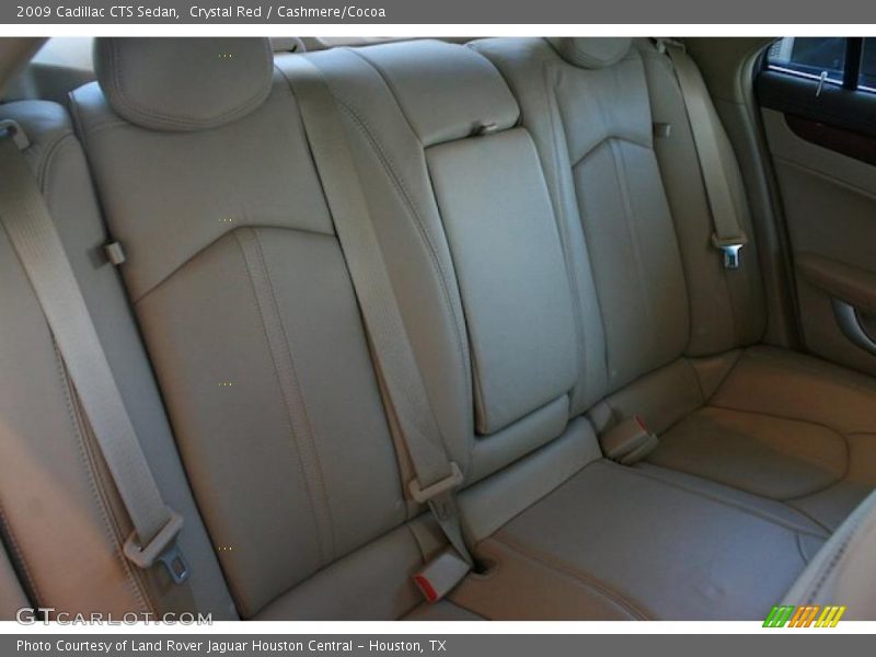 Crystal Red / Cashmere/Cocoa 2009 Cadillac CTS Sedan