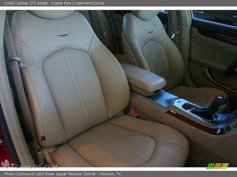 Crystal Red / Cashmere/Cocoa 2009 Cadillac CTS Sedan