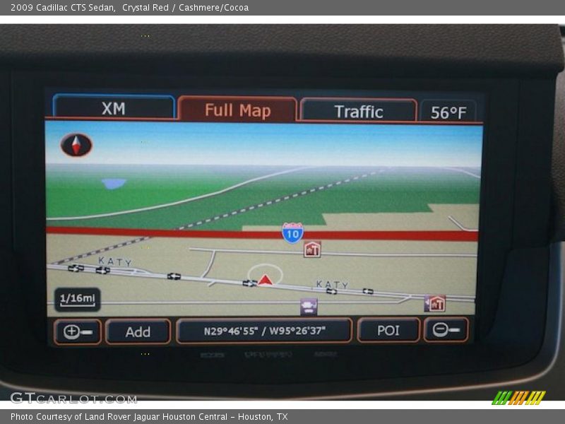 Crystal Red / Cashmere/Cocoa 2009 Cadillac CTS Sedan