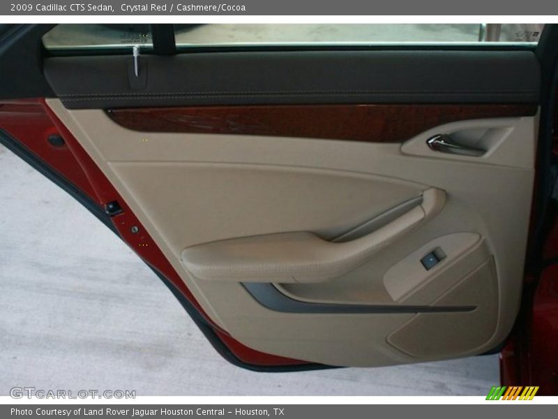 Crystal Red / Cashmere/Cocoa 2009 Cadillac CTS Sedan