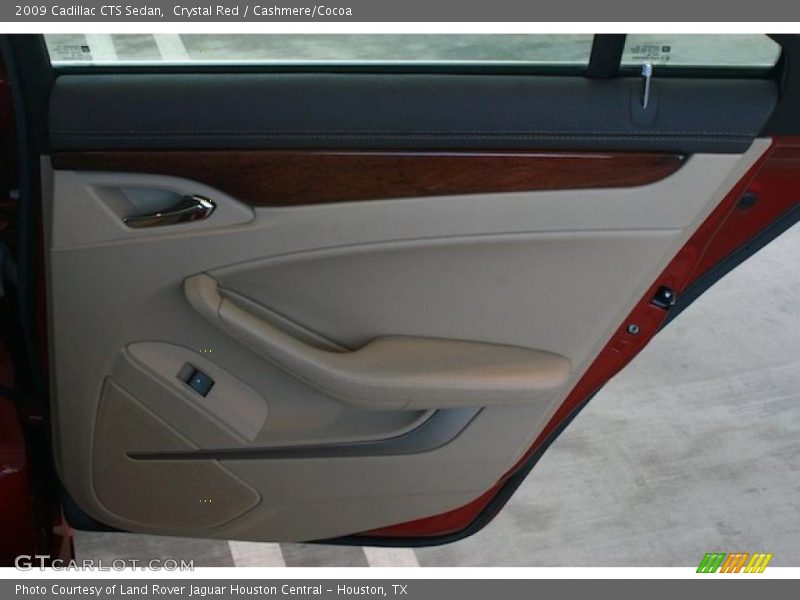Crystal Red / Cashmere/Cocoa 2009 Cadillac CTS Sedan