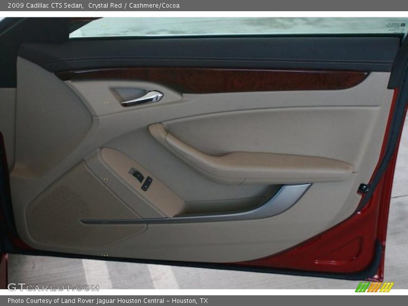 Crystal Red / Cashmere/Cocoa 2009 Cadillac CTS Sedan