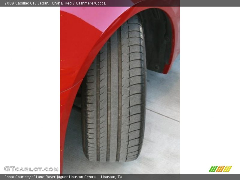 Crystal Red / Cashmere/Cocoa 2009 Cadillac CTS Sedan