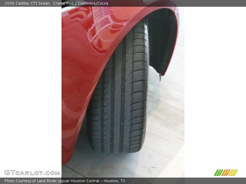 Crystal Red / Cashmere/Cocoa 2009 Cadillac CTS Sedan