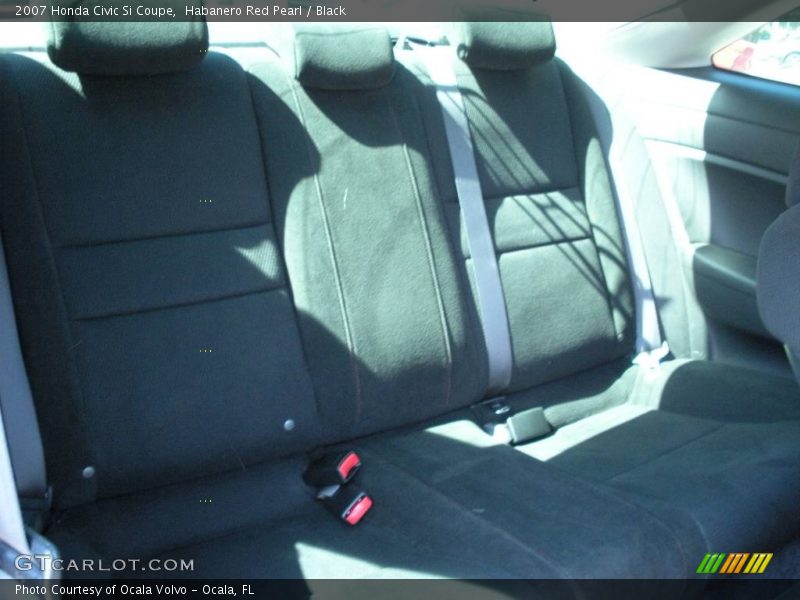Habanero Red Pearl / Black 2007 Honda Civic Si Coupe