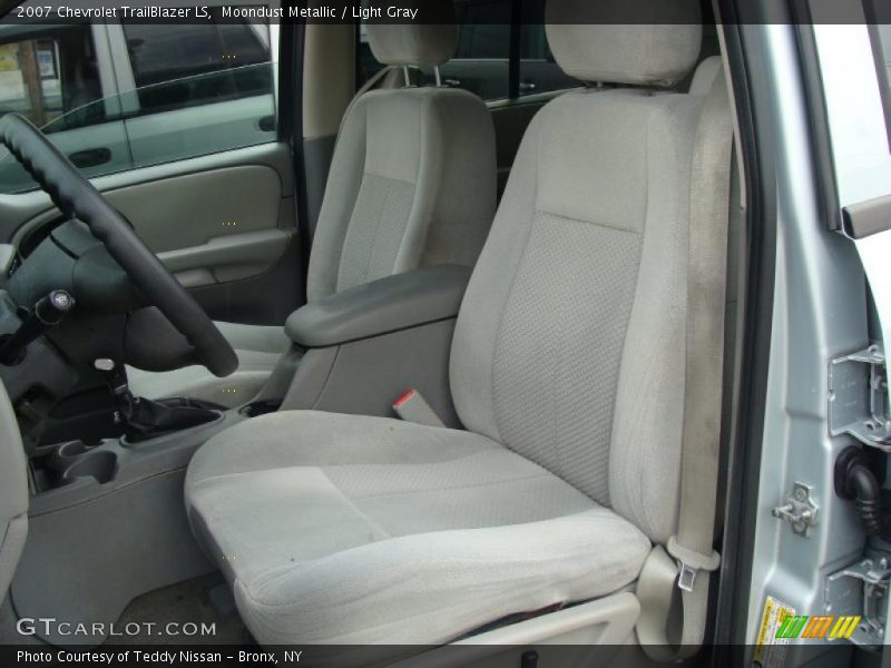 Moondust Metallic / Light Gray 2007 Chevrolet TrailBlazer LS