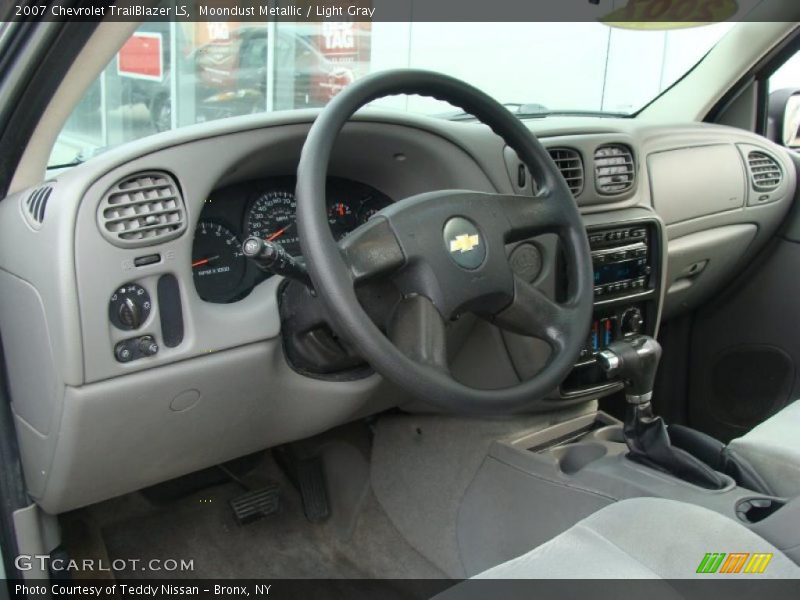 Moondust Metallic / Light Gray 2007 Chevrolet TrailBlazer LS