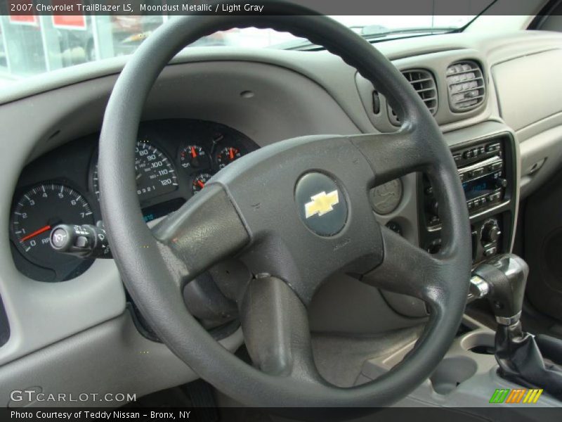 Moondust Metallic / Light Gray 2007 Chevrolet TrailBlazer LS
