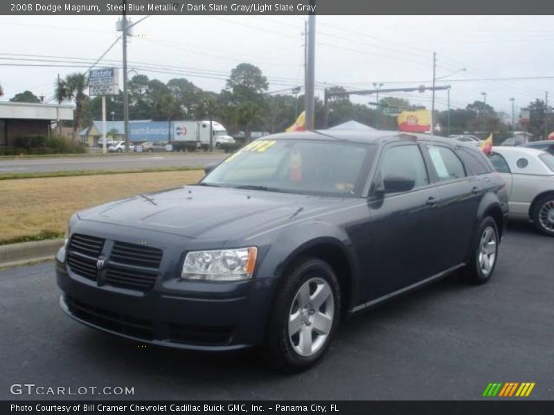 Steel Blue Metallic / Dark Slate Gray/Light Slate Gray 2008 Dodge Magnum