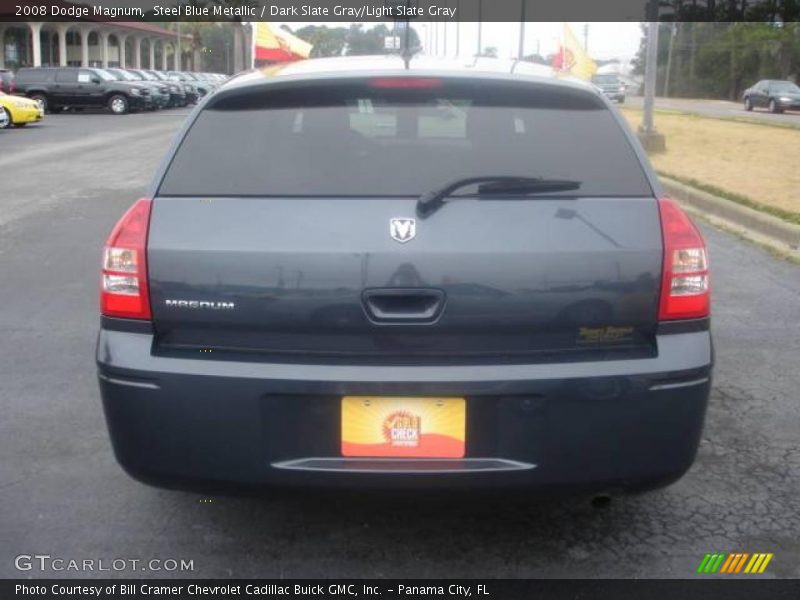 Steel Blue Metallic / Dark Slate Gray/Light Slate Gray 2008 Dodge Magnum