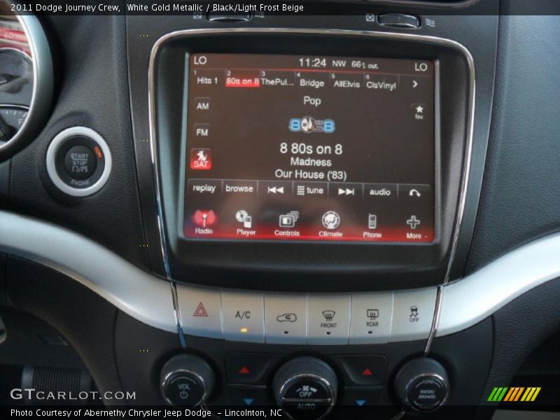 Controls of 2011 Journey Crew