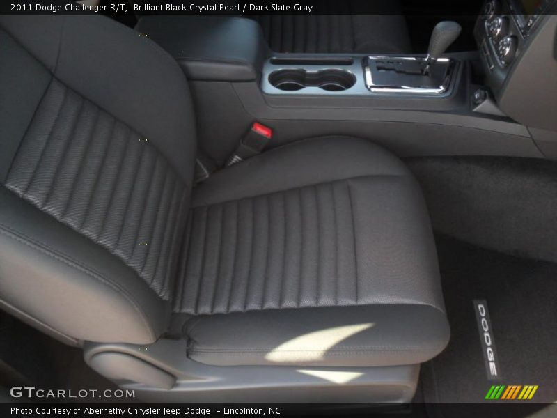 Brilliant Black Crystal Pearl / Dark Slate Gray 2011 Dodge Challenger R/T