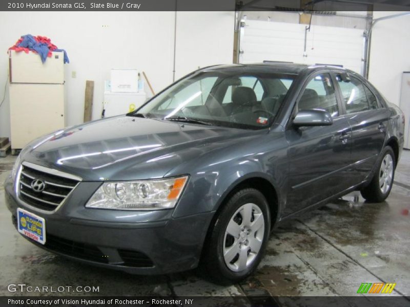 Slate Blue / Gray 2010 Hyundai Sonata GLS