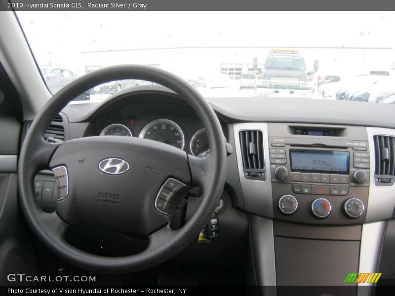 Radiant Silver / Gray 2010 Hyundai Sonata GLS