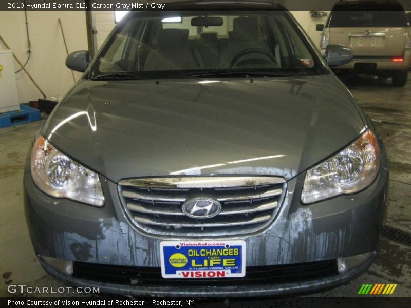 Carbon Gray Mist / Gray 2010 Hyundai Elantra GLS