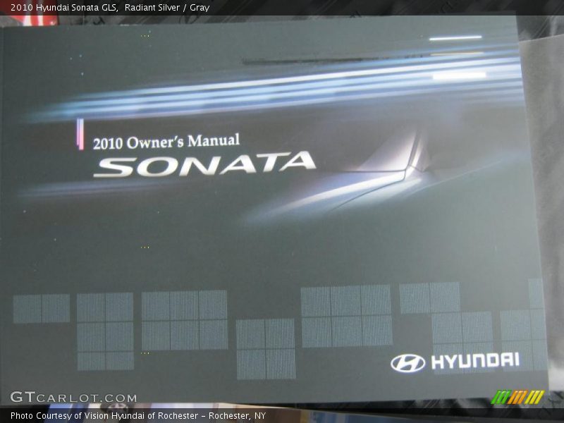 Radiant Silver / Gray 2010 Hyundai Sonata GLS