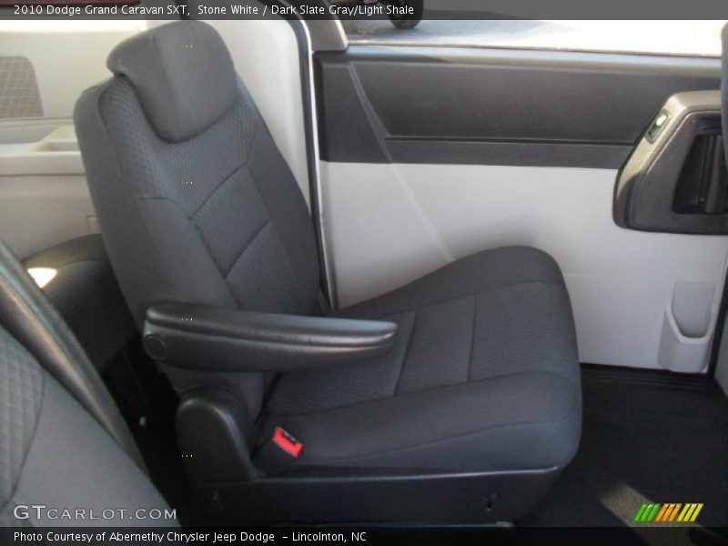 Stone White / Dark Slate Gray/Light Shale 2010 Dodge Grand Caravan SXT
