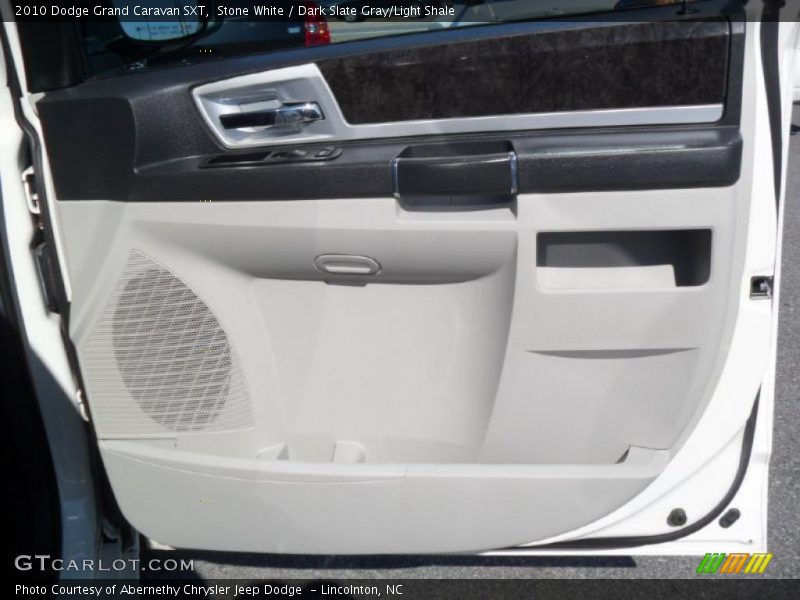 Stone White / Dark Slate Gray/Light Shale 2010 Dodge Grand Caravan SXT