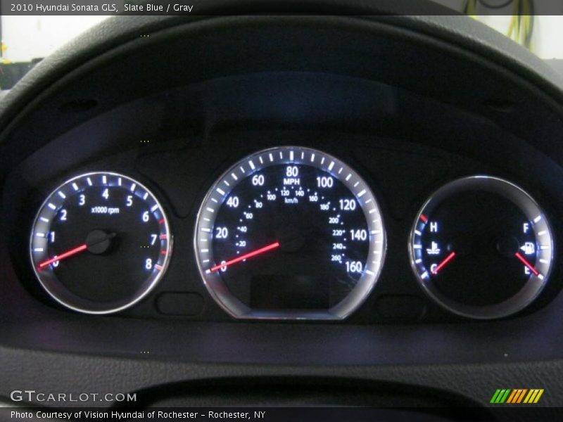 Slate Blue / Gray 2010 Hyundai Sonata GLS