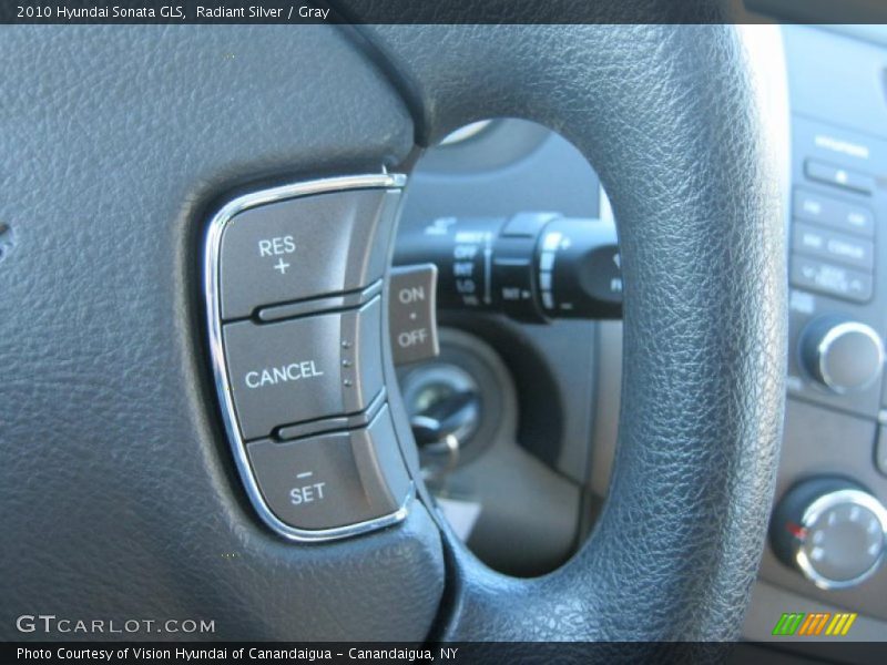 Radiant Silver / Gray 2010 Hyundai Sonata GLS