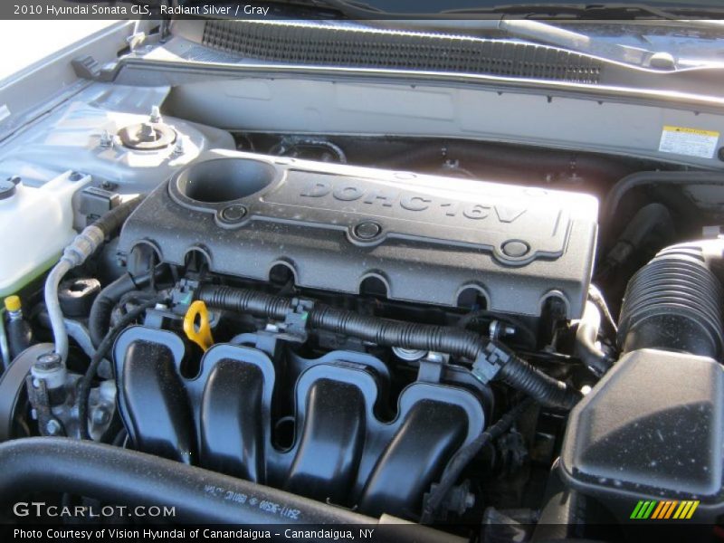 Radiant Silver / Gray 2010 Hyundai Sonata GLS