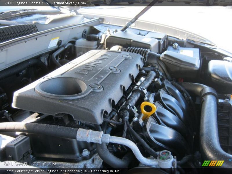 Radiant Silver / Gray 2010 Hyundai Sonata GLS