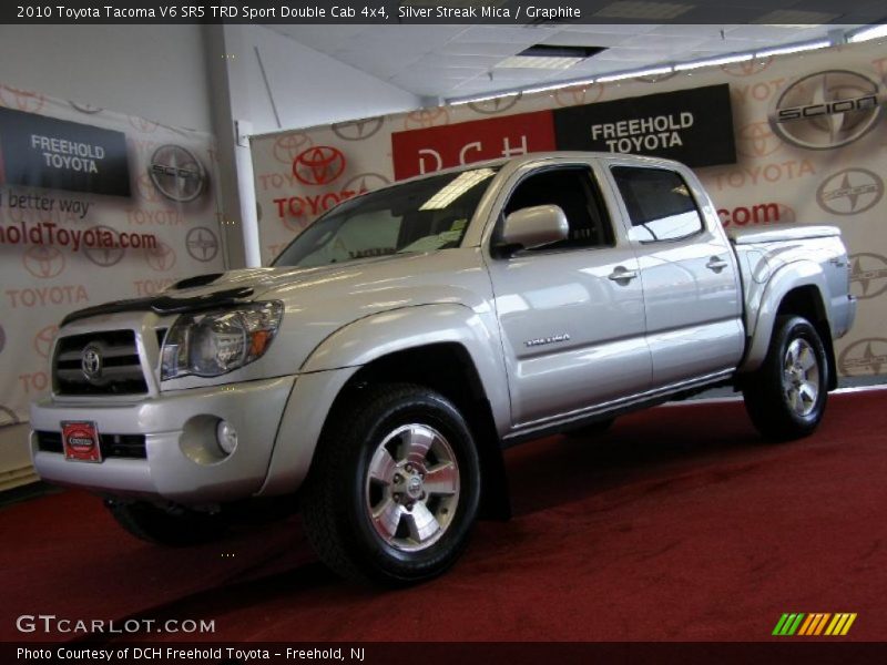 Silver Streak Mica / Graphite 2010 Toyota Tacoma V6 SR5 TRD Sport Double Cab 4x4