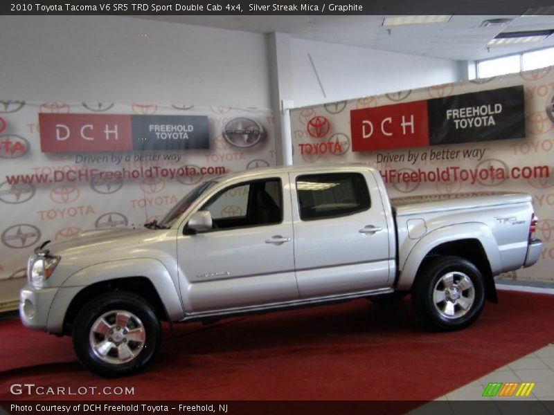 Silver Streak Mica / Graphite 2010 Toyota Tacoma V6 SR5 TRD Sport Double Cab 4x4
