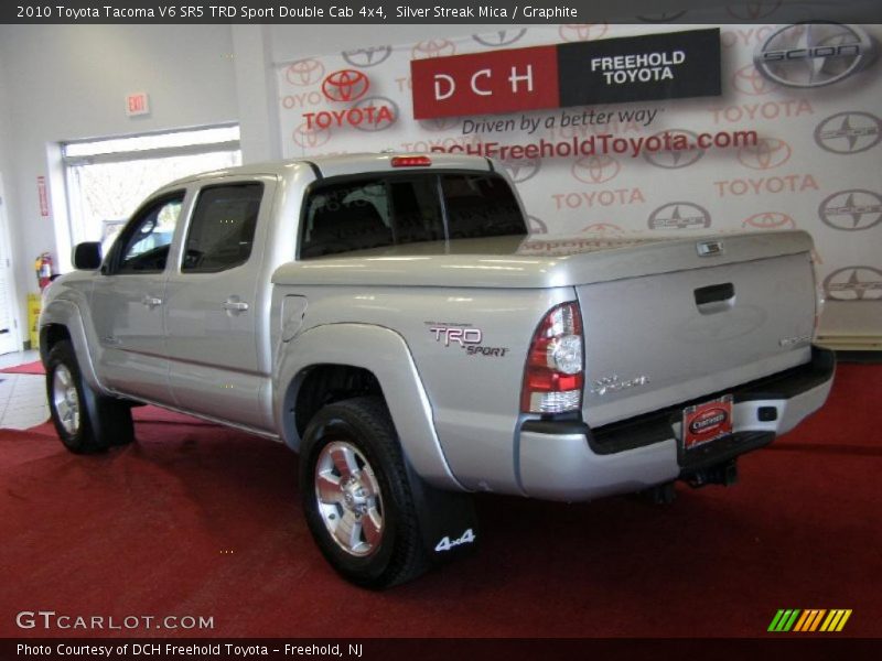 Silver Streak Mica / Graphite 2010 Toyota Tacoma V6 SR5 TRD Sport Double Cab 4x4