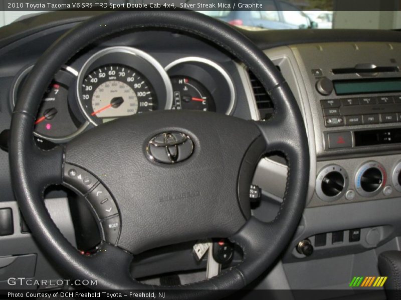 Silver Streak Mica / Graphite 2010 Toyota Tacoma V6 SR5 TRD Sport Double Cab 4x4