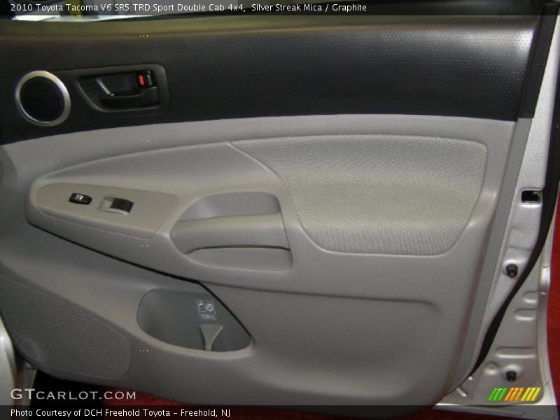 Silver Streak Mica / Graphite 2010 Toyota Tacoma V6 SR5 TRD Sport Double Cab 4x4
