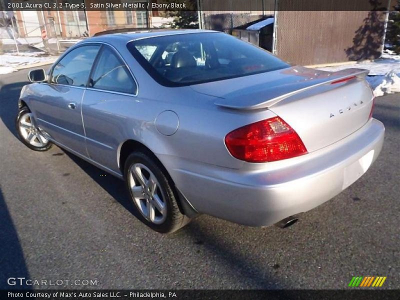 Satin Silver Metallic / Ebony Black 2001 Acura CL 3.2 Type S