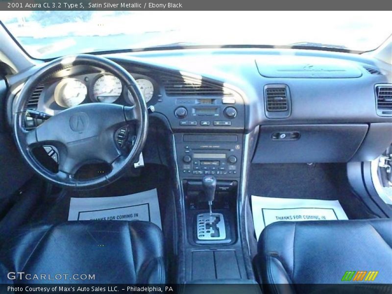 Satin Silver Metallic / Ebony Black 2001 Acura CL 3.2 Type S
