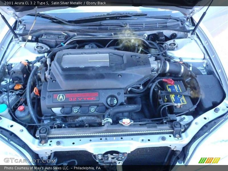Satin Silver Metallic / Ebony Black 2001 Acura CL 3.2 Type S