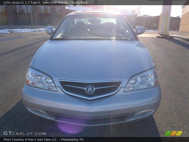 Satin Silver Metallic / Ebony Black 2001 Acura CL 3.2 Type S