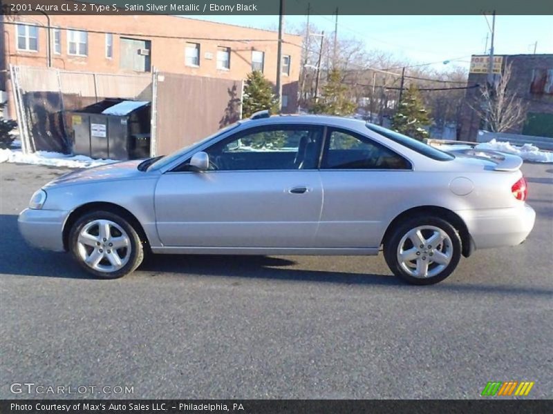 Satin Silver Metallic / Ebony Black 2001 Acura CL 3.2 Type S