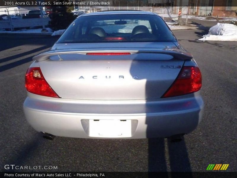 Satin Silver Metallic / Ebony Black 2001 Acura CL 3.2 Type S
