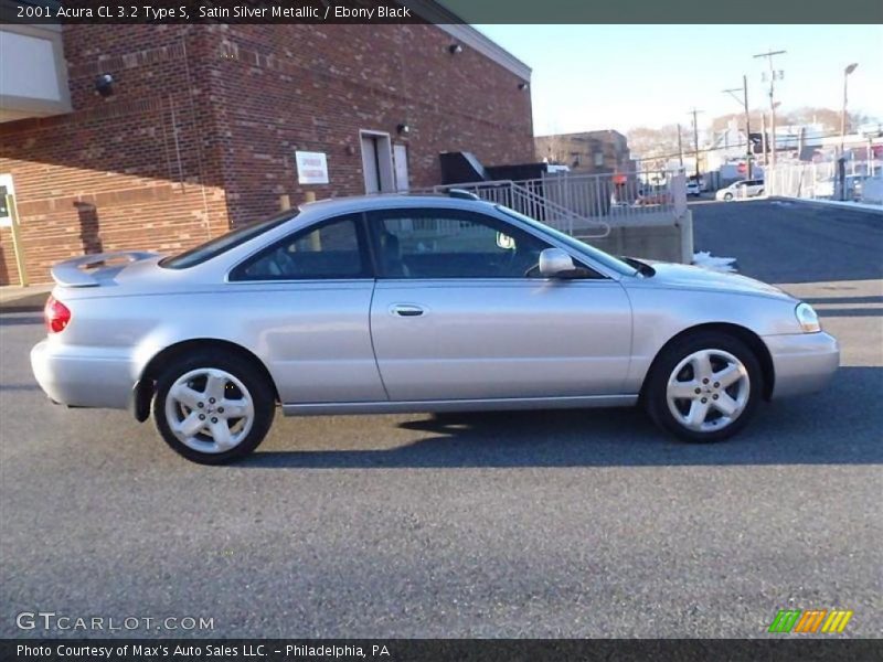 Satin Silver Metallic / Ebony Black 2001 Acura CL 3.2 Type S