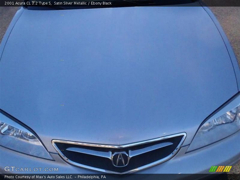 Satin Silver Metallic / Ebony Black 2001 Acura CL 3.2 Type S