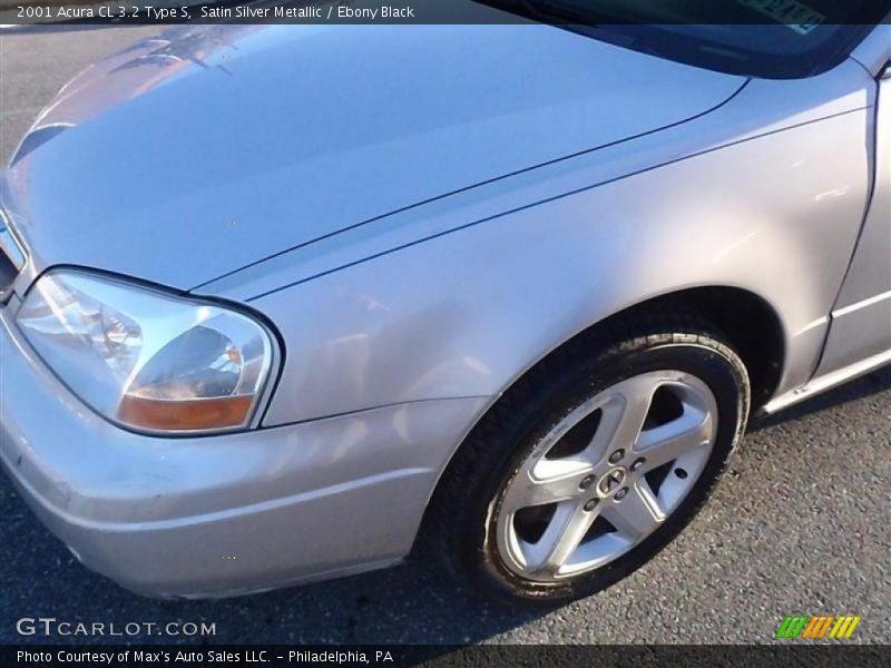 Satin Silver Metallic / Ebony Black 2001 Acura CL 3.2 Type S