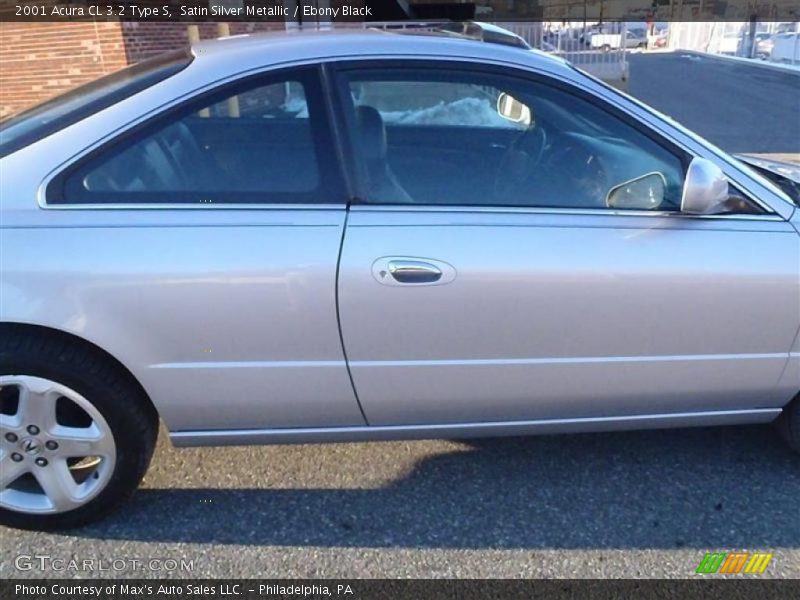 Satin Silver Metallic / Ebony Black 2001 Acura CL 3.2 Type S