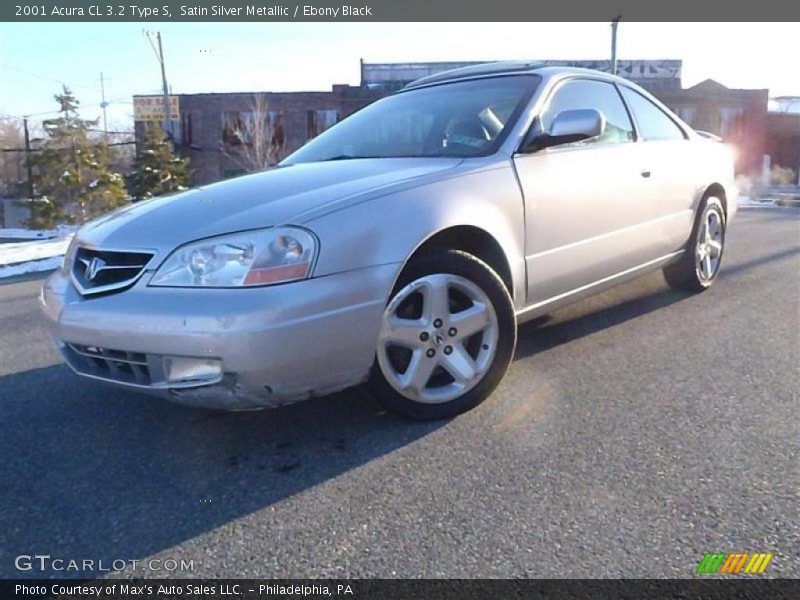 Satin Silver Metallic / Ebony Black 2001 Acura CL 3.2 Type S
