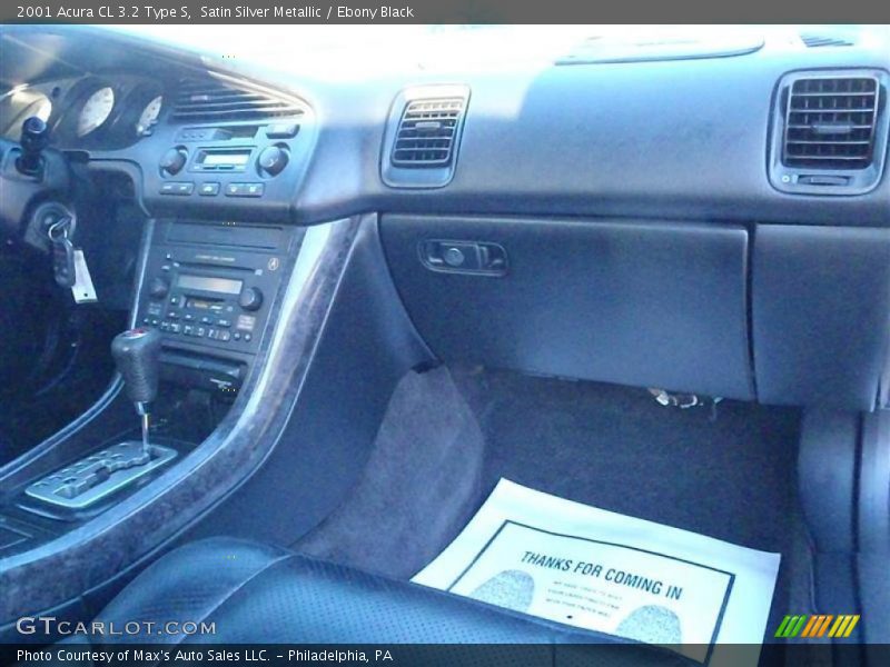 Satin Silver Metallic / Ebony Black 2001 Acura CL 3.2 Type S
