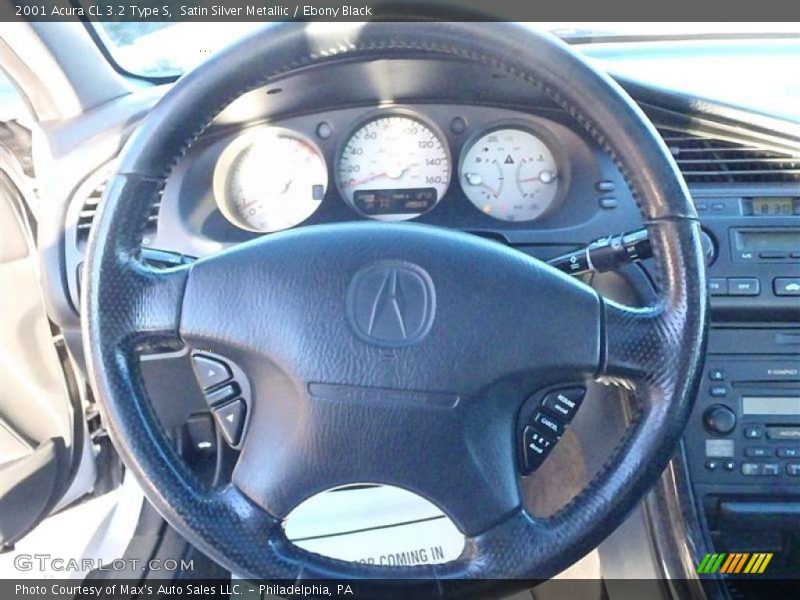 Satin Silver Metallic / Ebony Black 2001 Acura CL 3.2 Type S