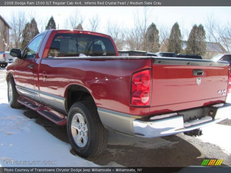Inferno Red Crystal Pearl / Medium Slate Gray 2008 Dodge Ram 1500 SLT Regular Cab 4x4