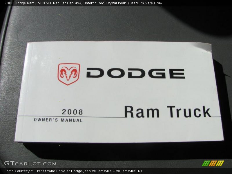 Inferno Red Crystal Pearl / Medium Slate Gray 2008 Dodge Ram 1500 SLT Regular Cab 4x4