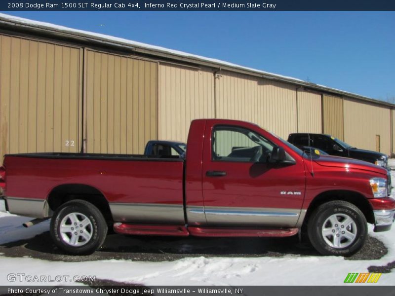 Inferno Red Crystal Pearl / Medium Slate Gray 2008 Dodge Ram 1500 SLT Regular Cab 4x4