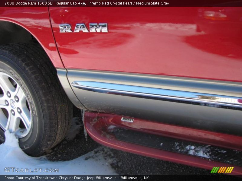 Inferno Red Crystal Pearl / Medium Slate Gray 2008 Dodge Ram 1500 SLT Regular Cab 4x4